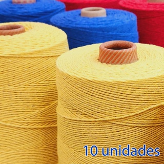 Kit 10 Barbantes Coloridos Barbantes do Brasil fio 6 e 8 - Consulte as cores escolha as cores em Oferta na Shopee