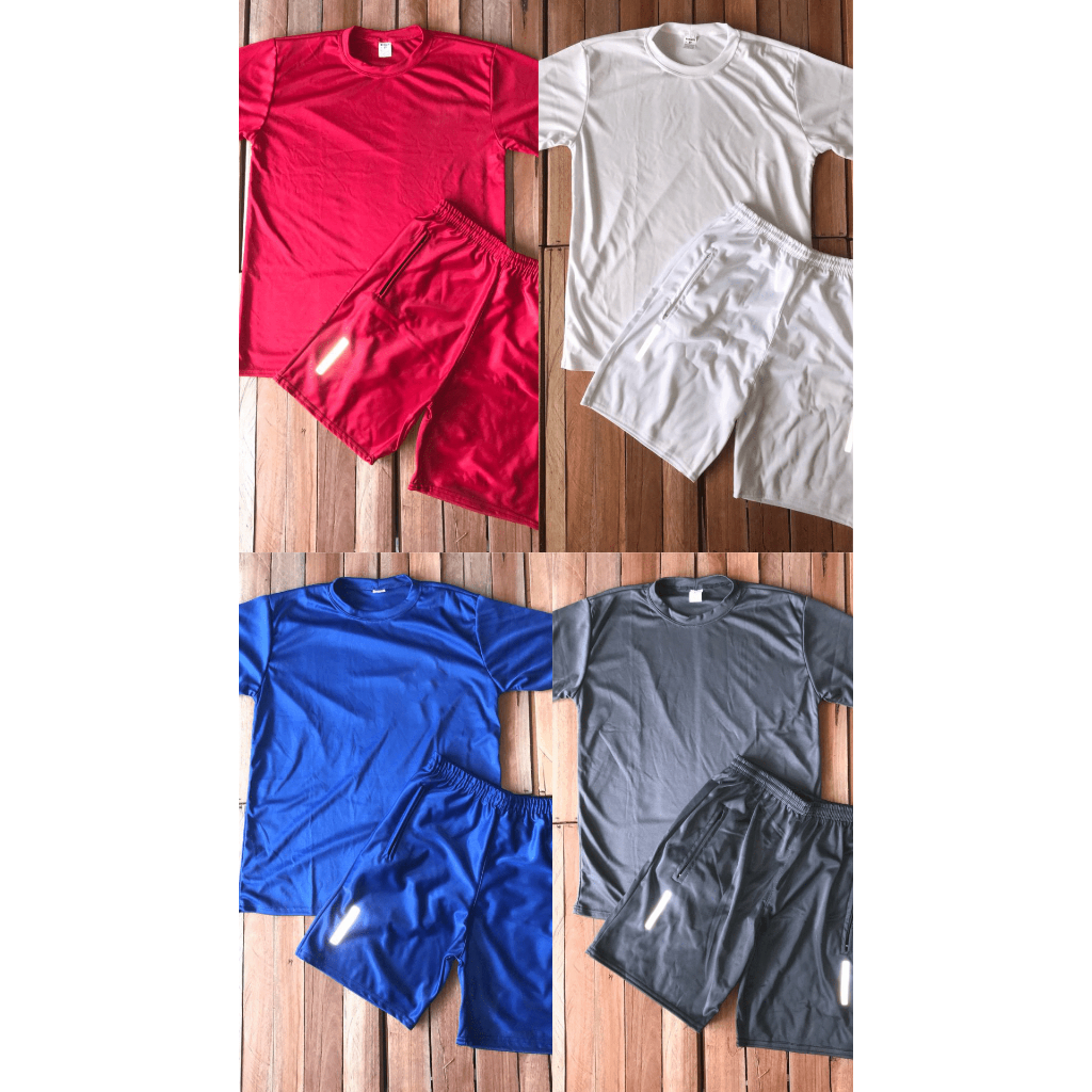 4 Kits Bermuda Masculina Chimpa + Camiseta Leve e Confortável Esporte Futebol Academia Corrida