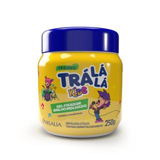 Gel Fixador Trá Lá Lá Kids - Brilho Molhado Sem Embaraço (250g) em Oferta na Shopee
