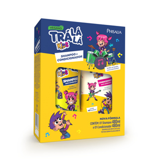 Kit Shampoo (480ml) + Condicionador (480ml) Trá Lá Lá Kids - Sem Embaraço em Oferta na Shopee
