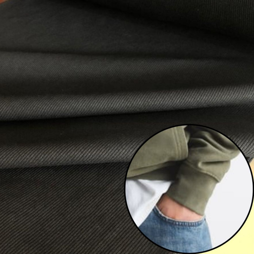 Tecido Malha Ribana Canelada Para Punho 2X1 - ALGODÃO - Moda casual