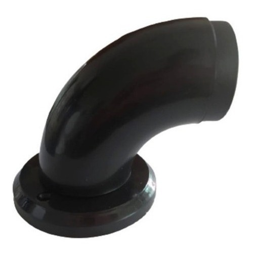 KIT 4 CURVA TUBULAR REDONDA DE NYLON COM CANOPLA PARA TUBO CORRIMÃO 2'' 4 PEÇAS