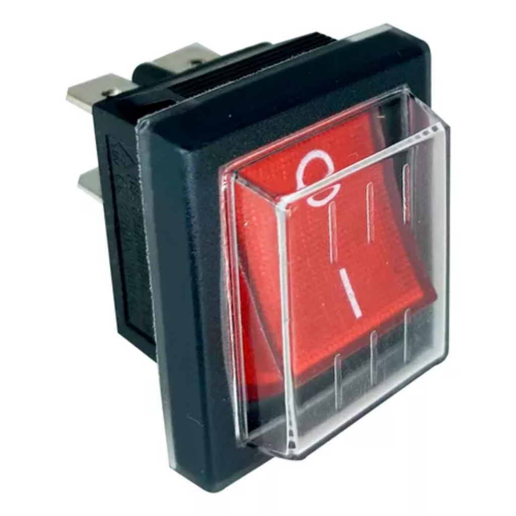 Chave Liga/desliga 4 Polos Gangorra Com Capa De Silicone