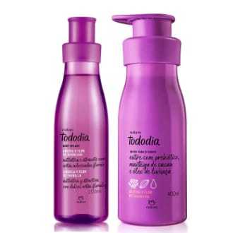 Combo Tododia Ameixa e Flor De Baunilha Hidratante + Body splash de 400 ml cada