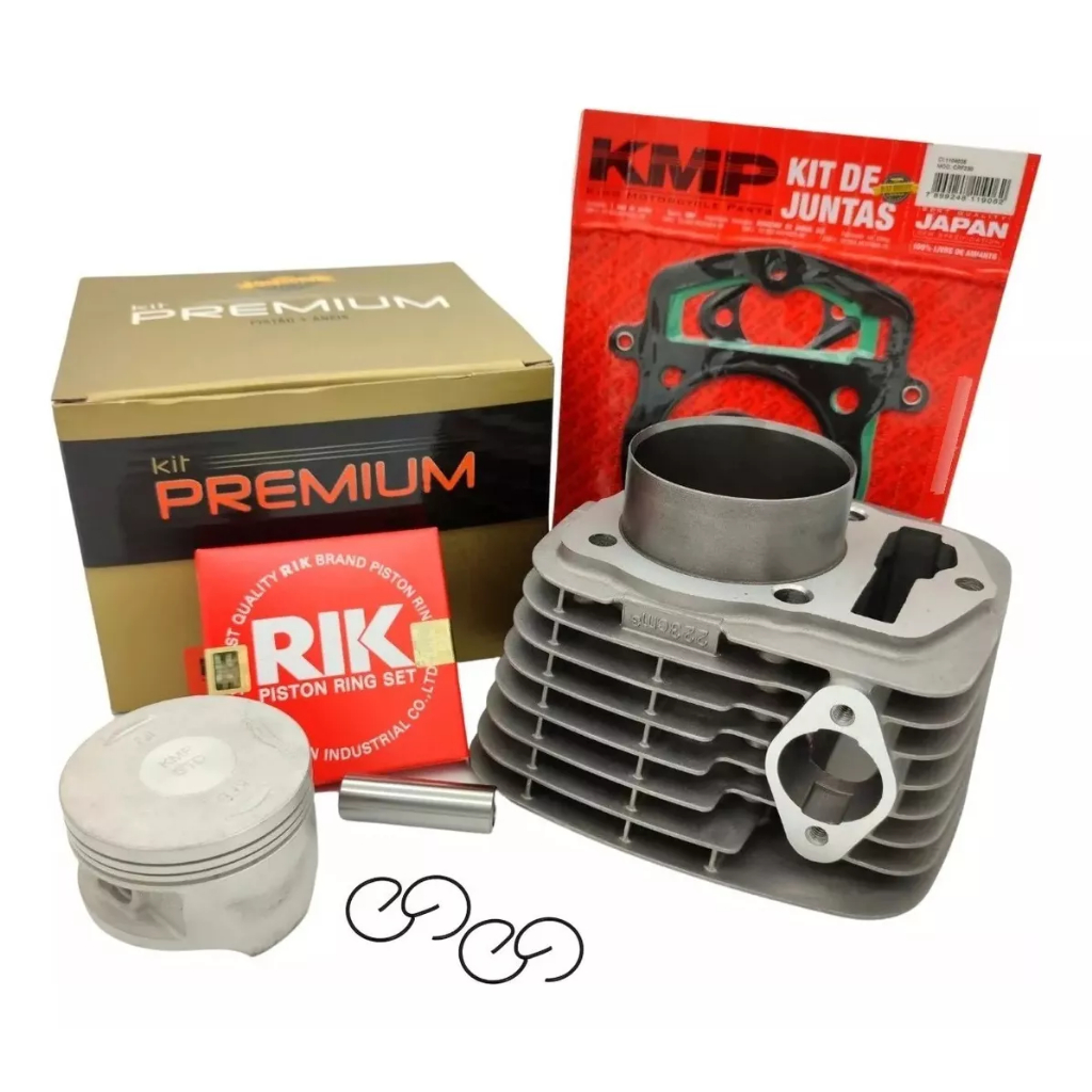 Kit Cilindro Motor Honda Crf 230 2007 A 2019 Std Kmp Premium