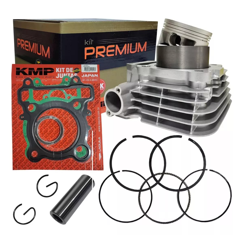 Kit Motor Yamaha Ys 250 Fazer 2006 2007 2008 2009 2010 2011 2012 2013 Kmp Premium