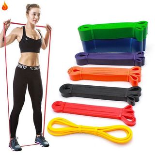 Faixa Elástica Super Band 208cm para Academia Barra Fixa e Treino Funcional
