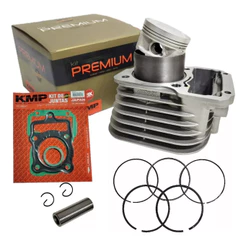 Kit Cilindro Pistão Anel Honda Cg 125 Titan Today 125 2000 2001 Kmp Motor Moto