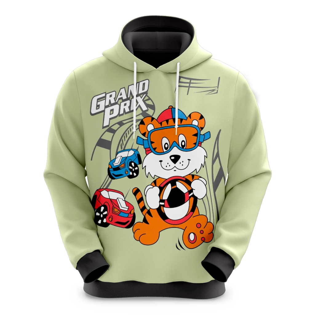 Blusa de Moletom sublimado Infantil Desenhos Tiger Novidade