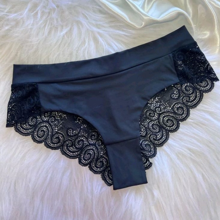 KIT Calcinha feminina cós duplo frente dupla Tanga rendada sensual confort em Oferta na Shopee
