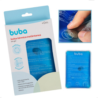 Bolsa Térmica Gel Instantânea Reutilizavel Alívio Cólicas Dor Febre Compressa Quente Bebê Buba Care