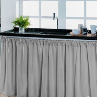 Cortina De Pia 2,80X0,80 Para Cozinha Tecido Oxford Decoração de Cozinha em Oferta na Shopee