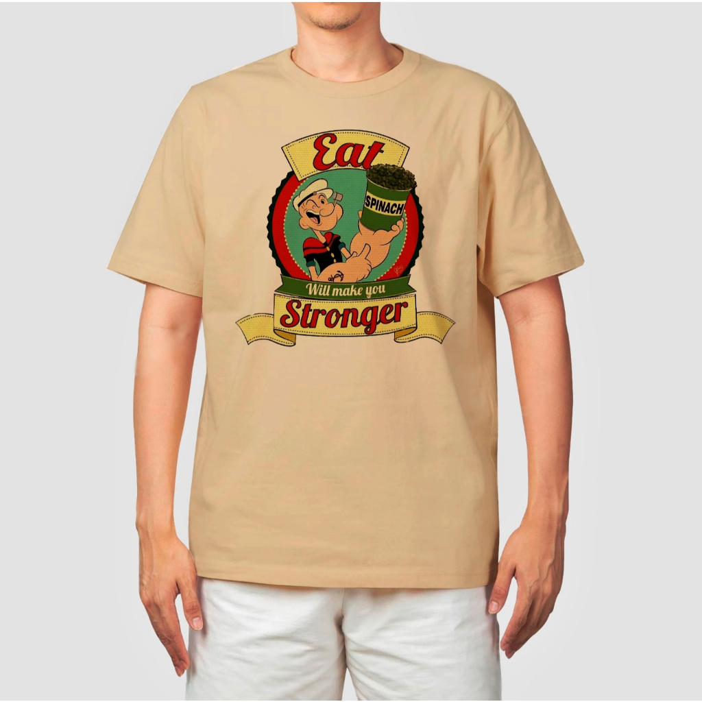 Camiseta Camisa Popeye Espinafre Brutus Desenho Anime Nerd