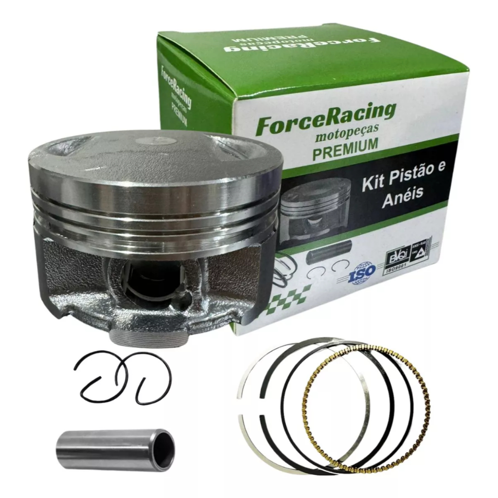 Kit Pistão Com Aneis 3mm Fan Titan Cg 125 2002 A 2008 em Oferta na Shopee