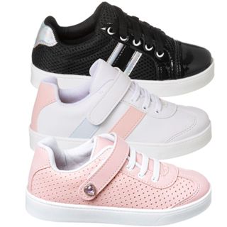 Kit 3 Pares Tênis Infantil Menina Tininha Escolar Conforto em Oferta na Shopee