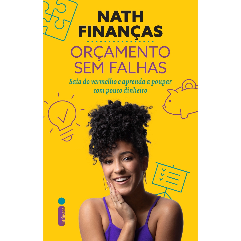 Orçamento sem falhas: Saia do vermelho e aprenda a poupar com pouco dinheiro, por Nath Finanças - Intrínseca em Oferta na Shopee