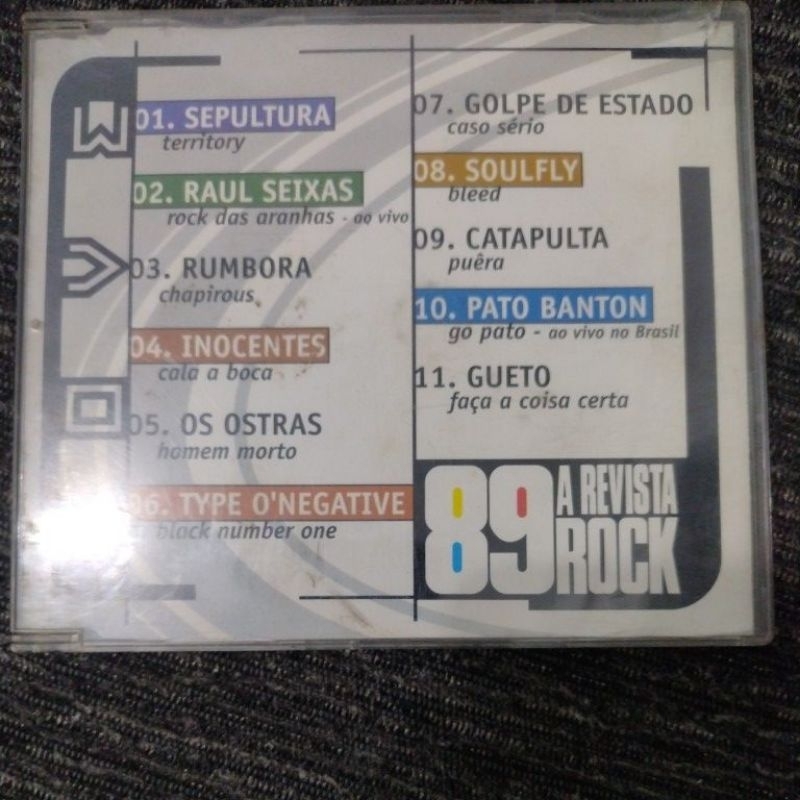 CD Coletânea 89 a Revista Rock volume 9
