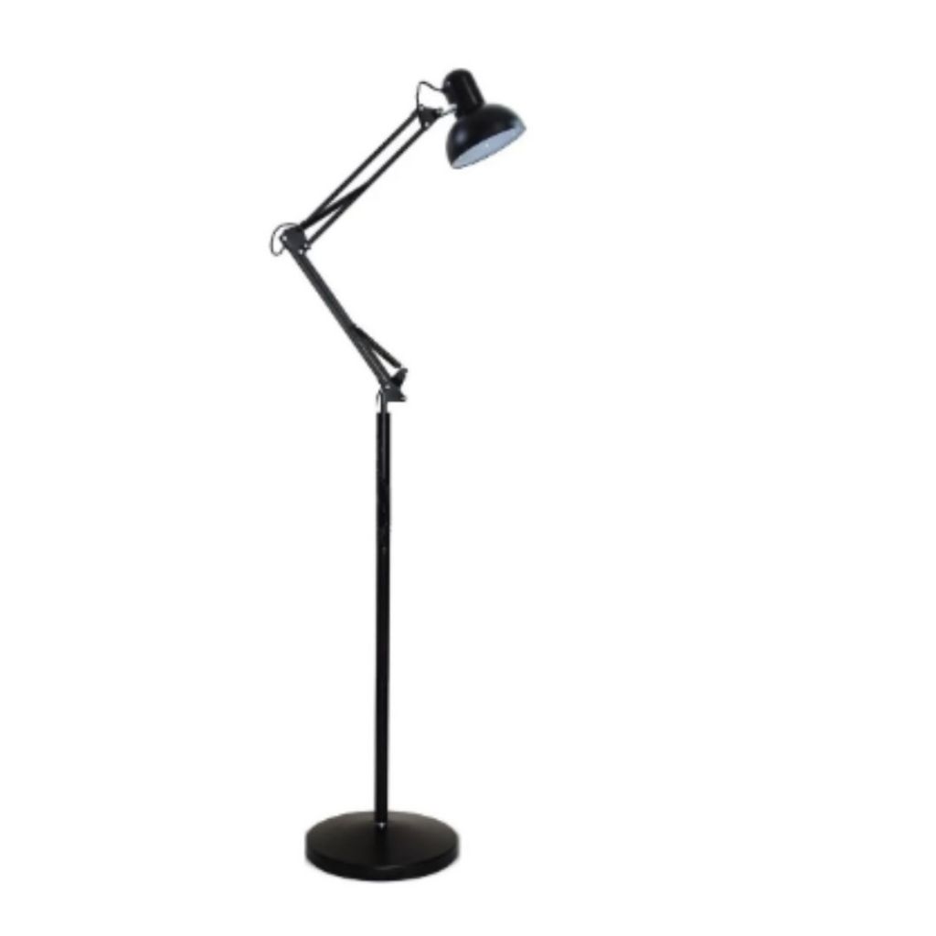 Luminária 1,9m Articulada Chão Pedestal Piso Abajur Lustre