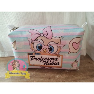 Necessaire Box Professor Personalizada Corujinha Dia dos Professores em Oferta na Shopee