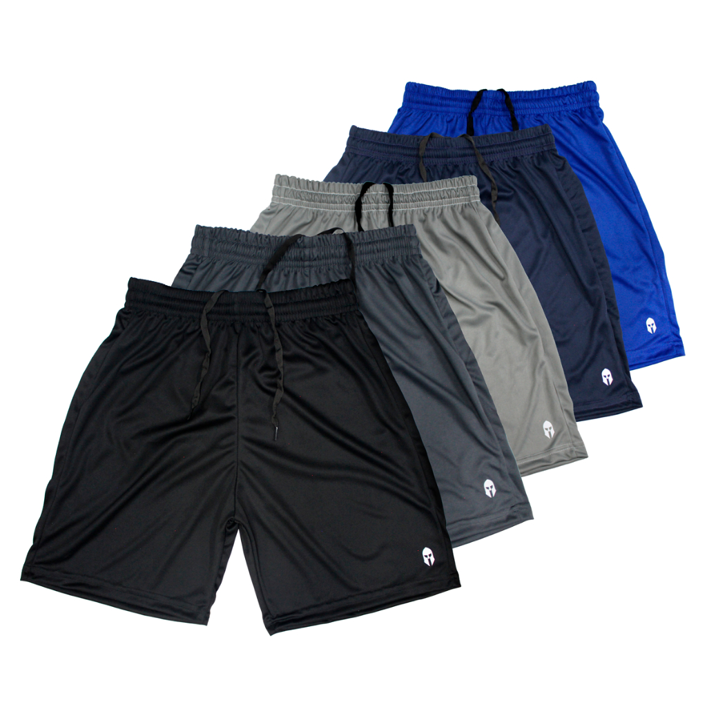 Kit 5 Shorts Calção Futebol Adulto e Infantil Academia Treino Corrida Ranger Espoirtes