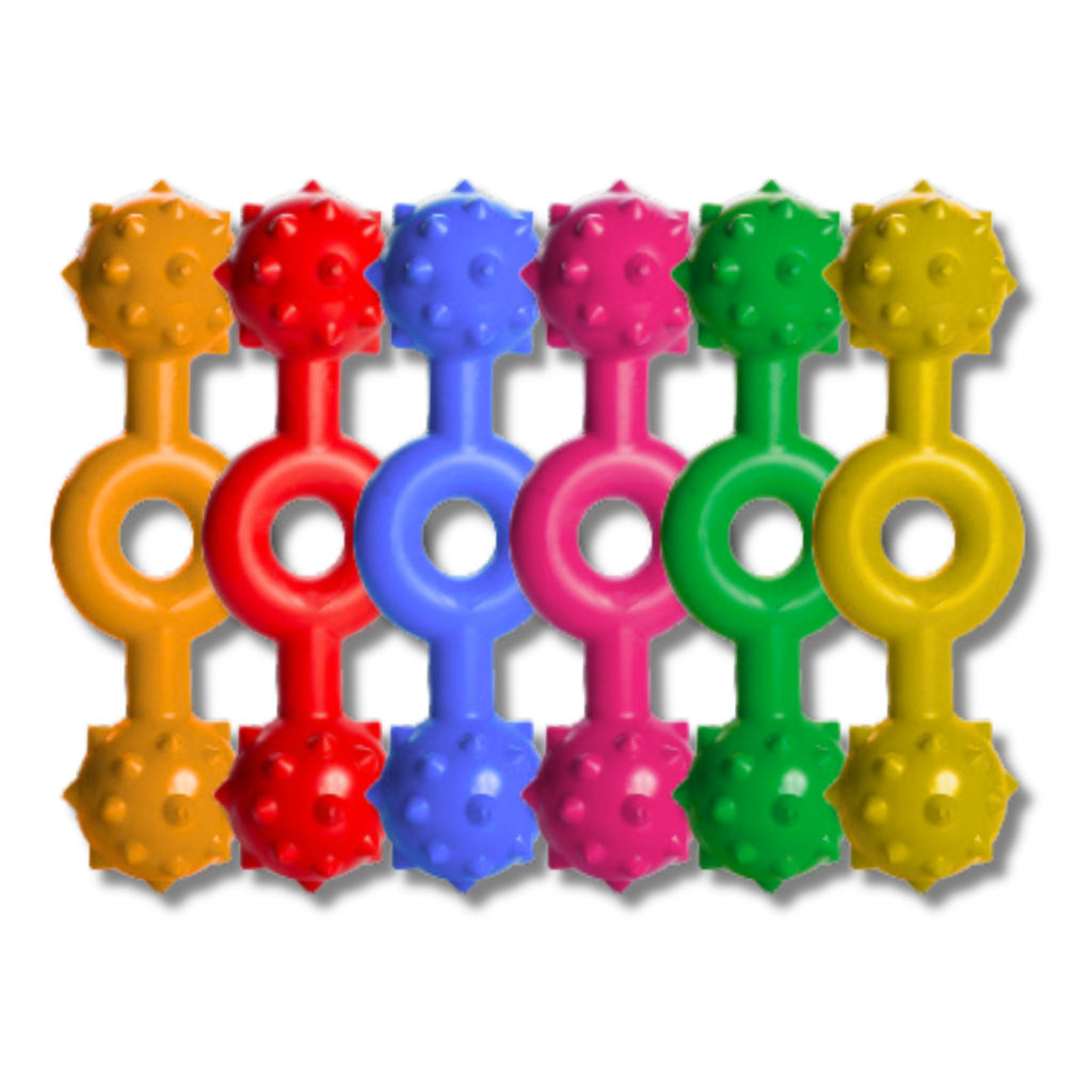 Halteres Pet Brinquedo para Cães Mordedor Cachorro Petisco Colorido Maciço Resistente em Oferta na Shopee