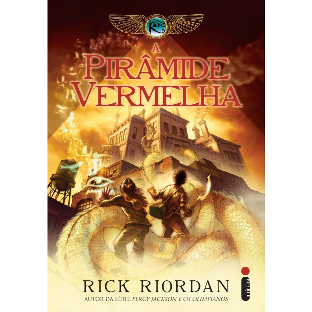 A pirâmide vermelha - Série As crônicas dos Kane Vol. 1, por Rick Riordan - Intrínseca em Oferta na Shopee