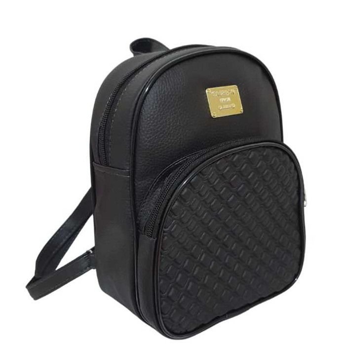 Mochila  Pequena Feminina Fofa  C/ Chaveiro - Passeio & Dia Dia em Oferta na Shopee