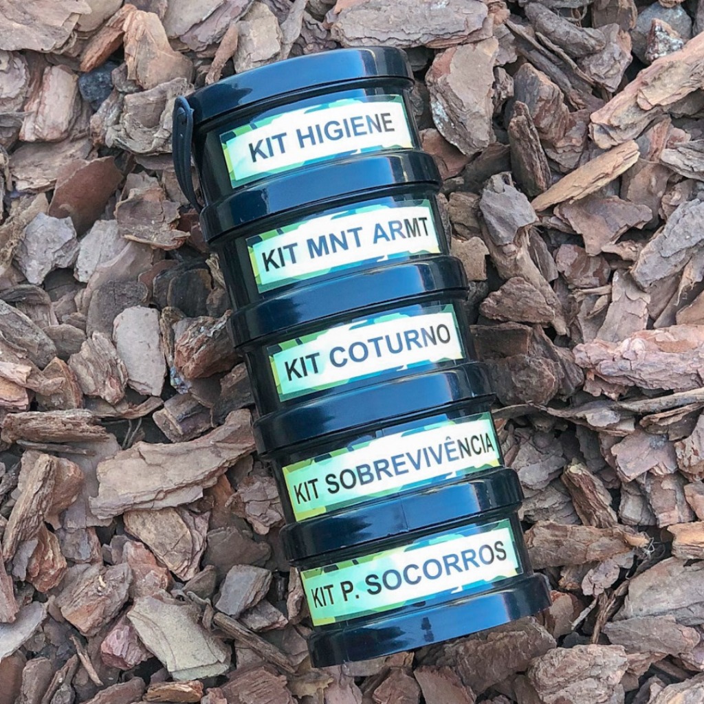 Kit de Campo Sobrevivência Militar Torre 5 em 1