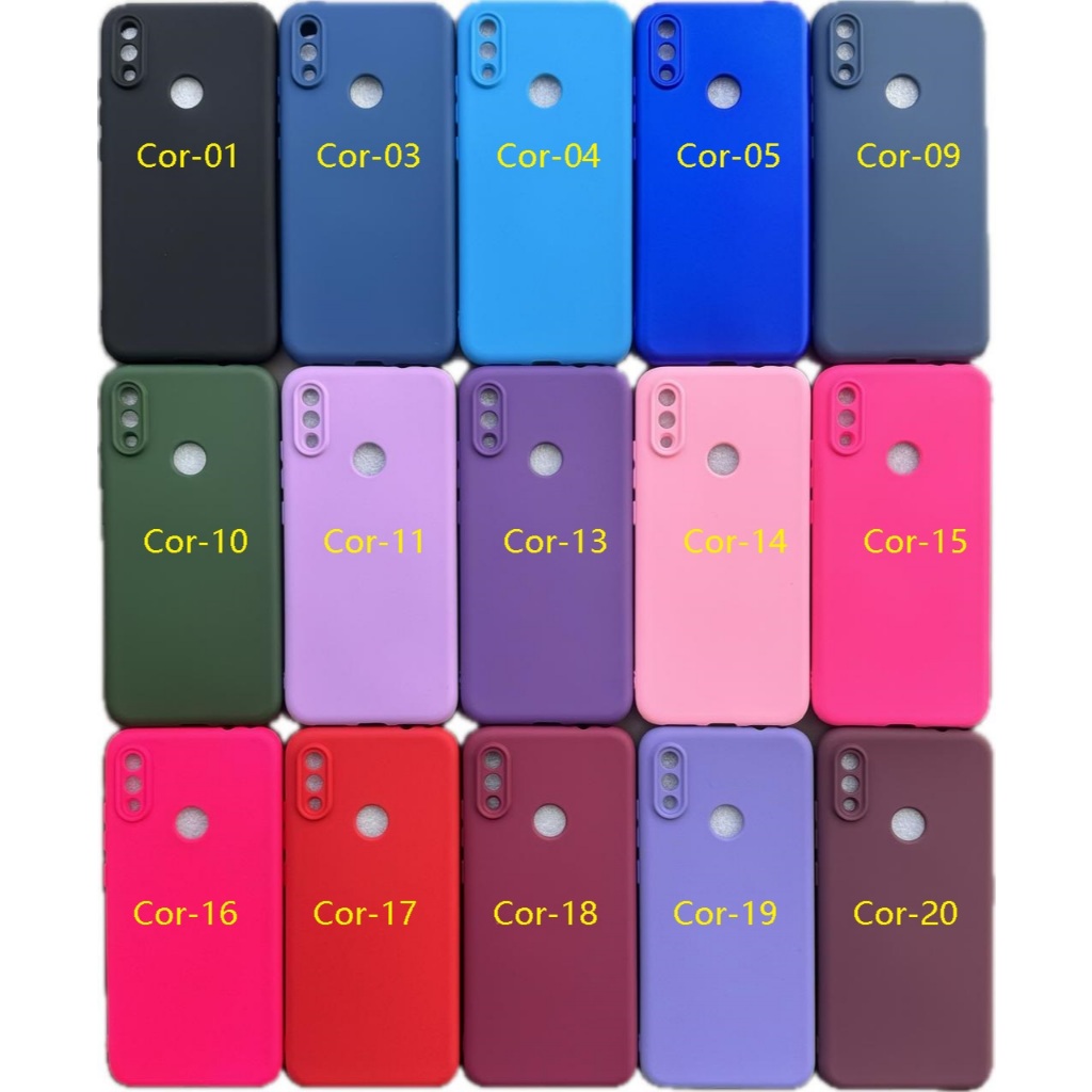 Capa Capinha Anti impacto Para Celular  Xiaomi Redmi Note 7 / 7 Pro  - Com Interior Aveludado de Silicone  / 014XM    - CP 014