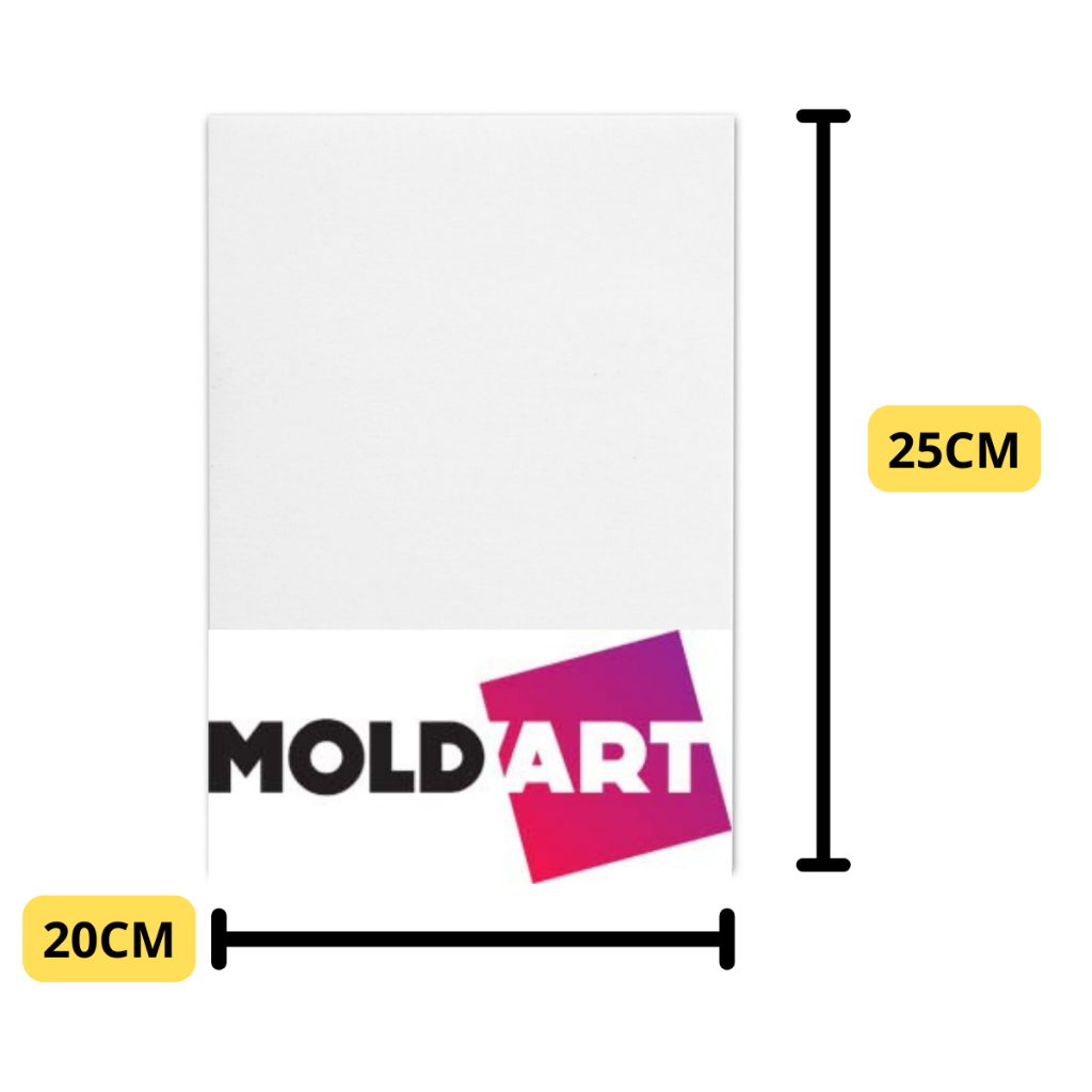 Kit Tela para Pintura Moldart 20X25 Tecido Algodão para Artesanato