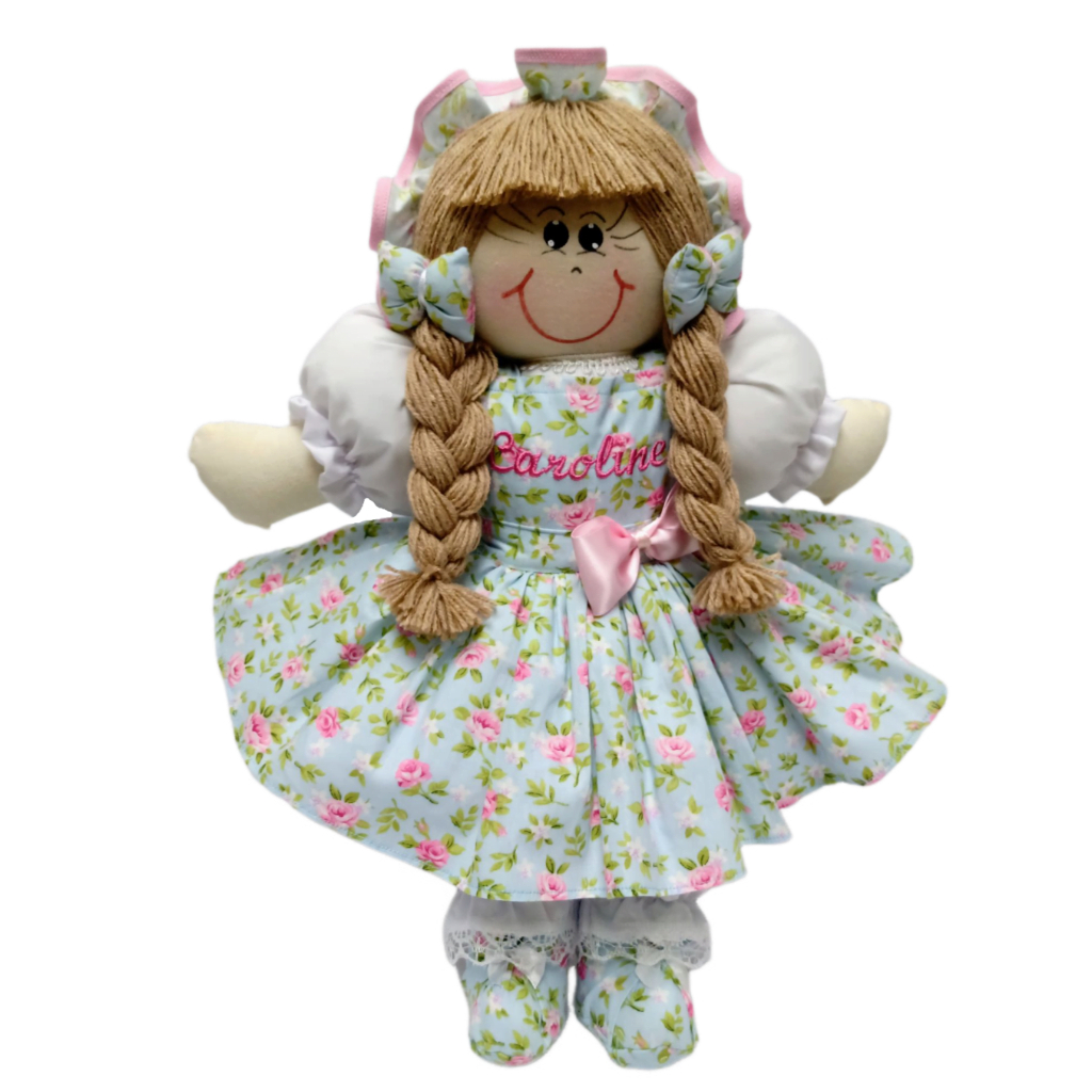 Boneca De Pano 43 cm Personalizada- Artesanal- Decorativa.