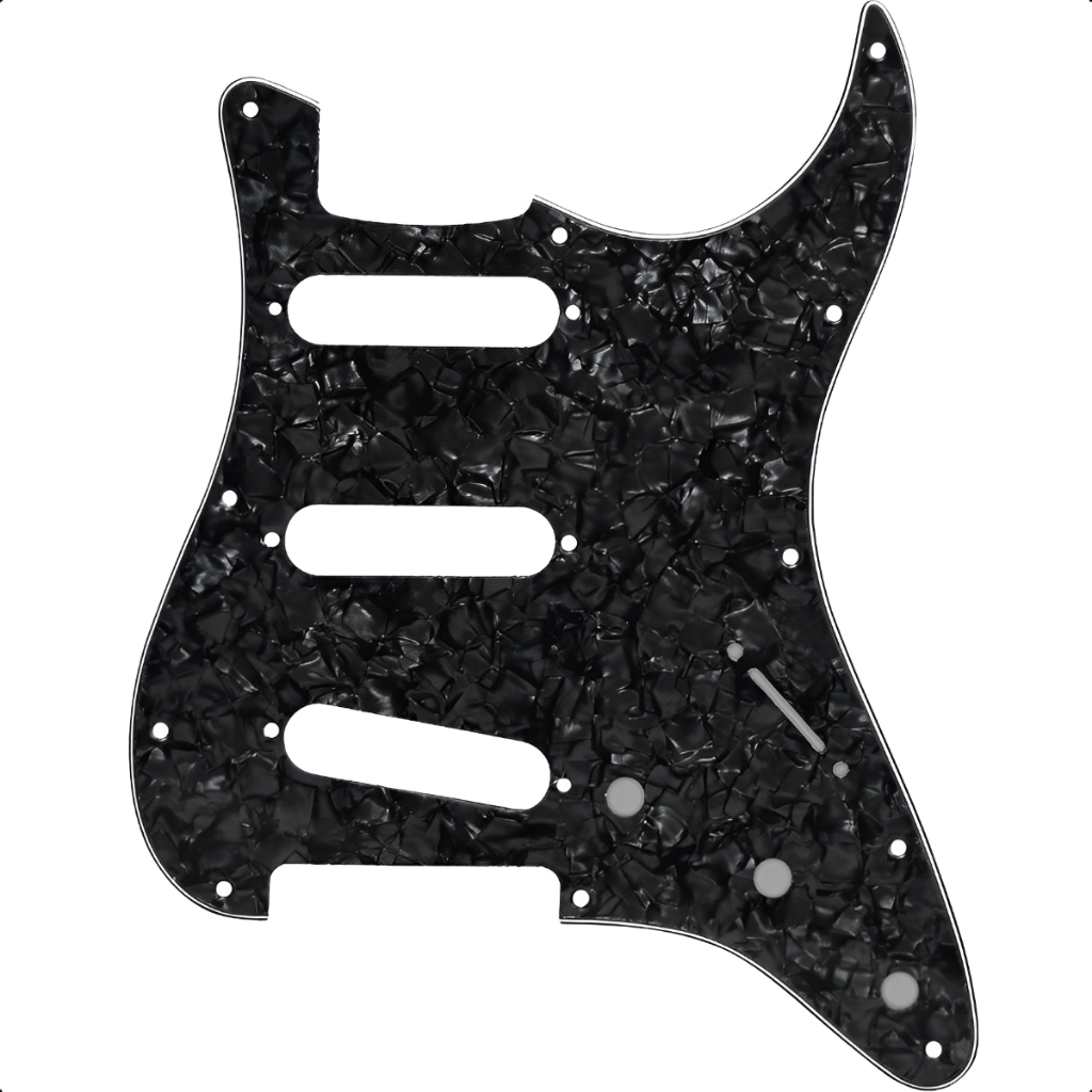 Escudo Para Guitarra Strato Stratocaster 3 Camadas Perolado Pearl Padrão Fender