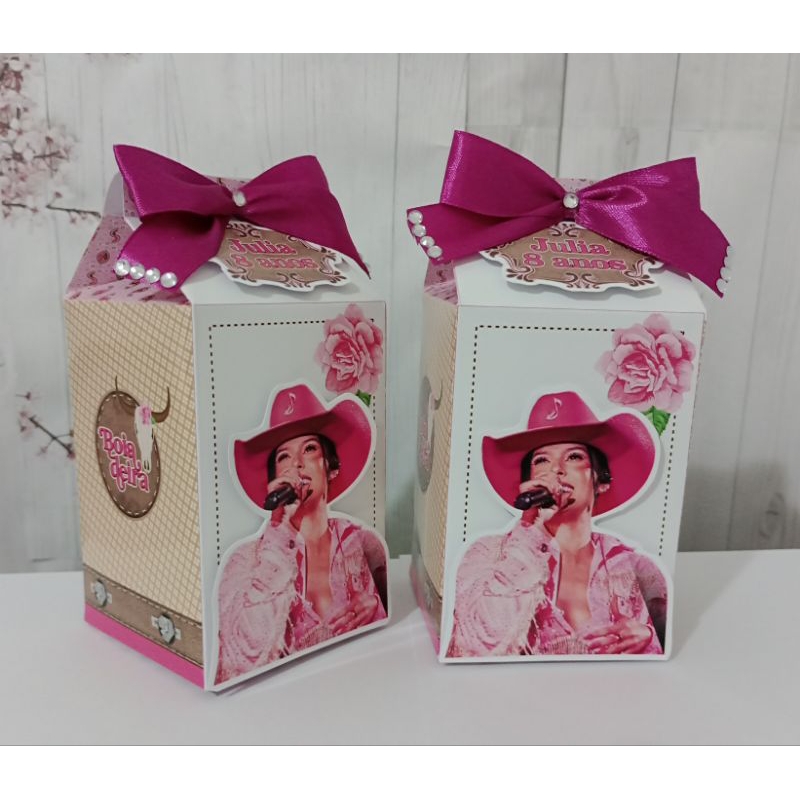 10 Caixinhas Milk Personalizada Tema Ana Castela/ Lembrancinha/ personalizados / aniversário