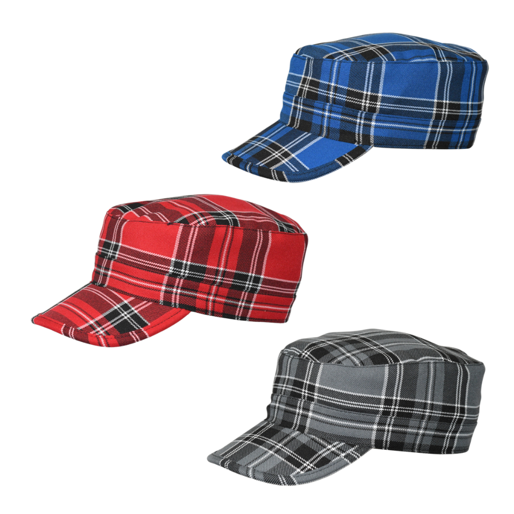 Boné Quepe Militar Xadrez Tartan Lanzinha Lef's