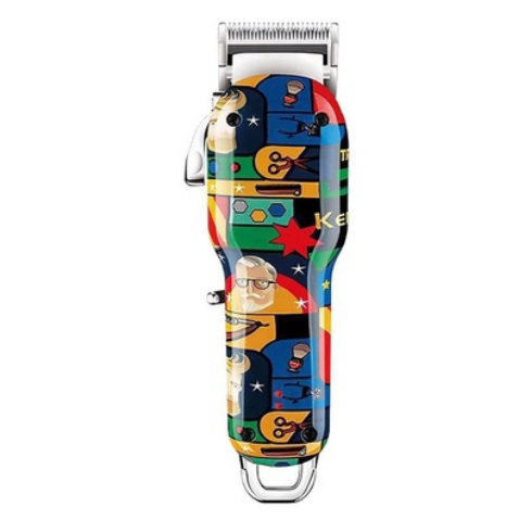 Maquina Cortar Cabelo Kemei Profissional Grafites Max-2092 Grafiti Multicolor 100v/240v