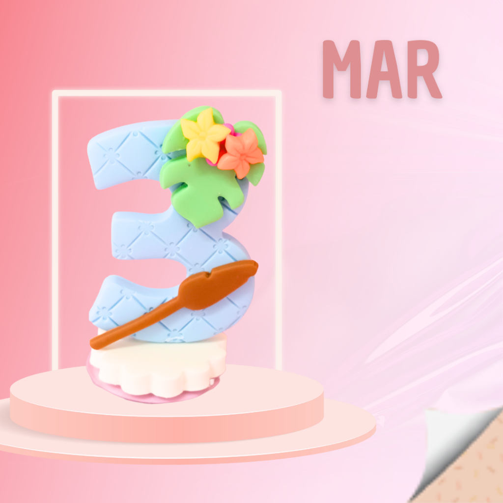 Vela Mar em biscuit em Oferta na Shopee