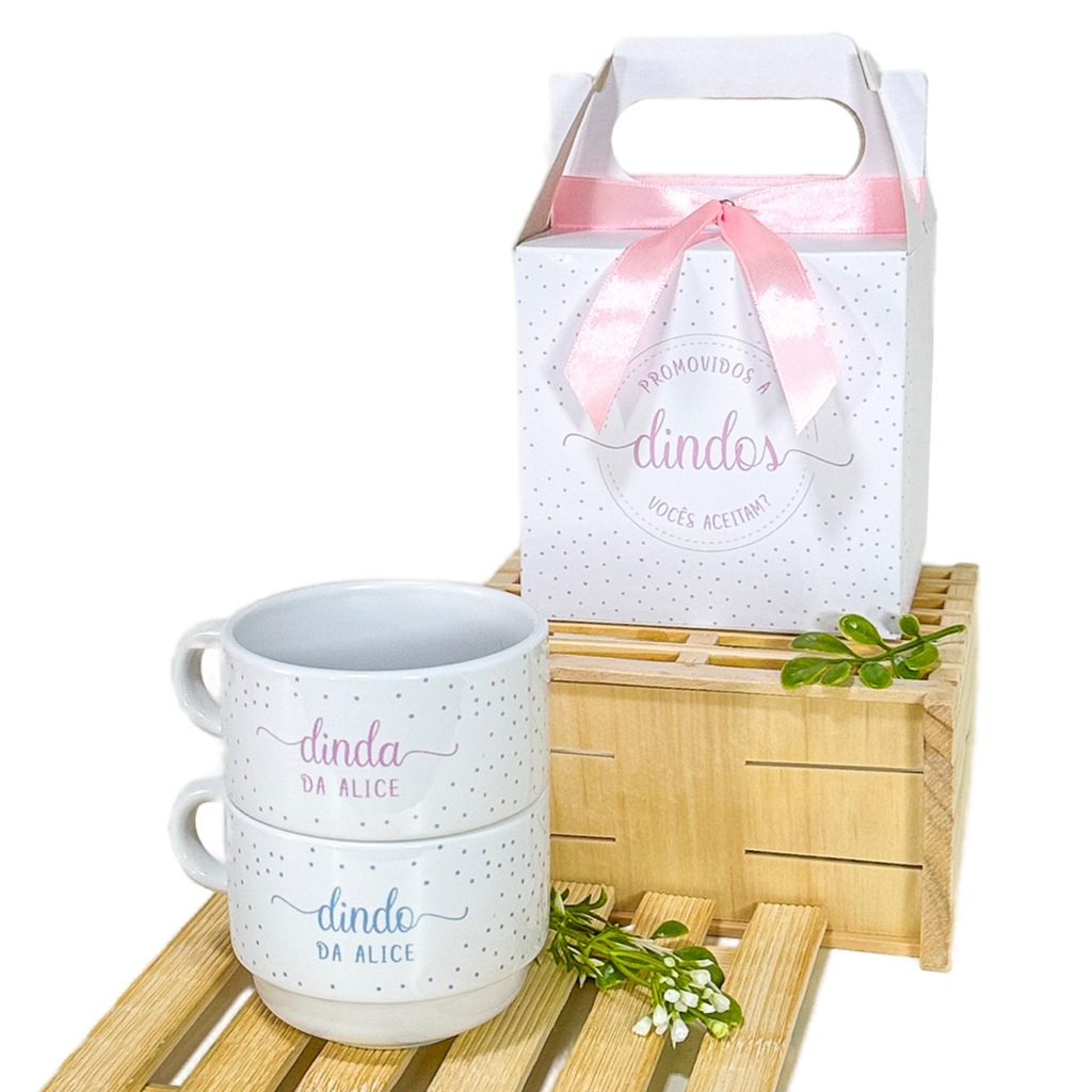 Xicara Padrinhos de Batismo Convite Com Nomes Personalizados Escolha 1 ou 2 xícaras em Oferta na Shopee