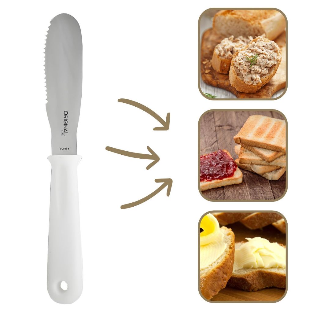 Espátula Para Manteiga Grande Aço Inox Patê Geléia Linha Premium em Oferta na Shopee