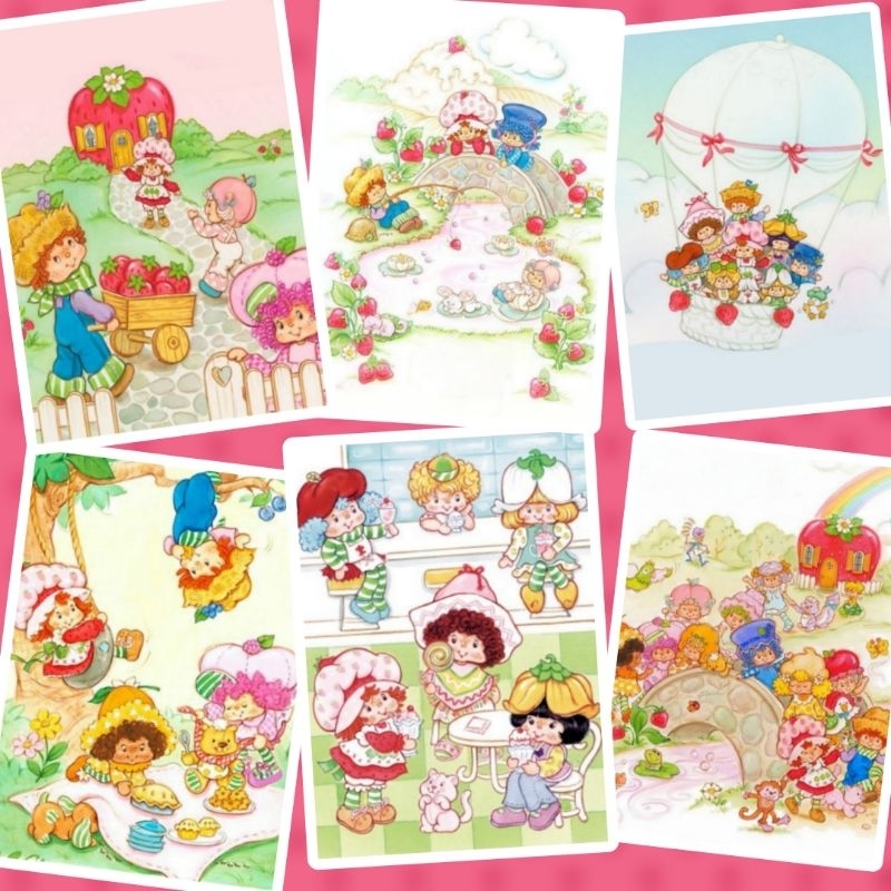 Papel de Carta Moranguinho 5 (6 papéis) em Oferta na Shopee