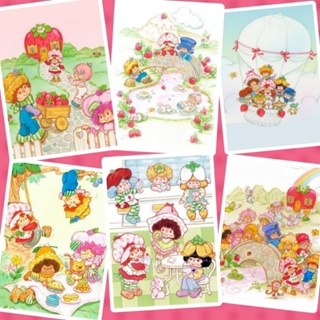 Papel de Carta Moranguinho 5 (6 papéis) em Oferta na Shopee