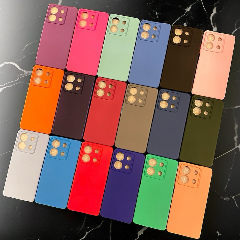 Capa Capinha Aveludada Para Celular Redmi note13 4G  Com protege a camera Interior Aveludado de Silicone