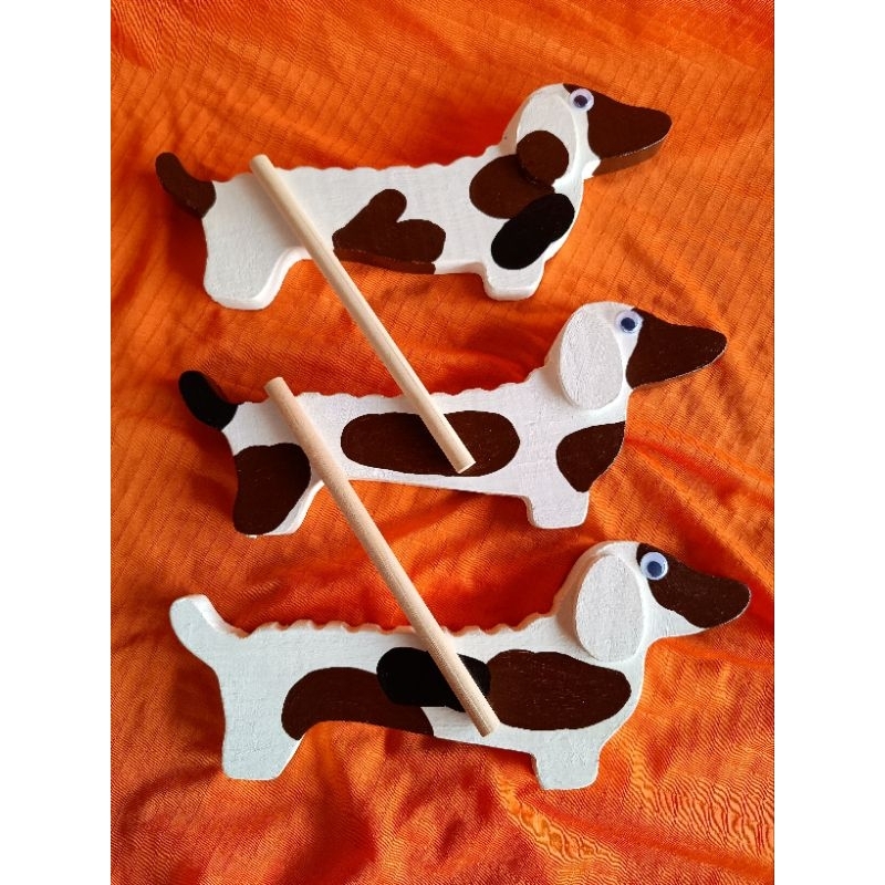 Cachorro Reco Reco Pintado (UN) Musicalização infantil contação de histórias Musicoterapia