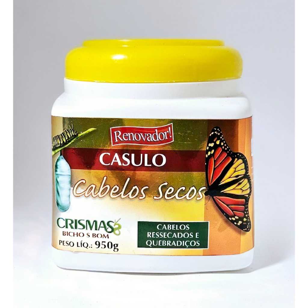 Crismas Creme de Tratamento Casulo 950g Cabelos Secos e Quebradiços-  Casulão em Oferta na Shopee