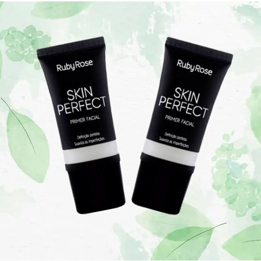 KIT 2 PECAS Primer Facial Ruby Rose Skin Perfect *HB-8086* em Oferta na Shopee