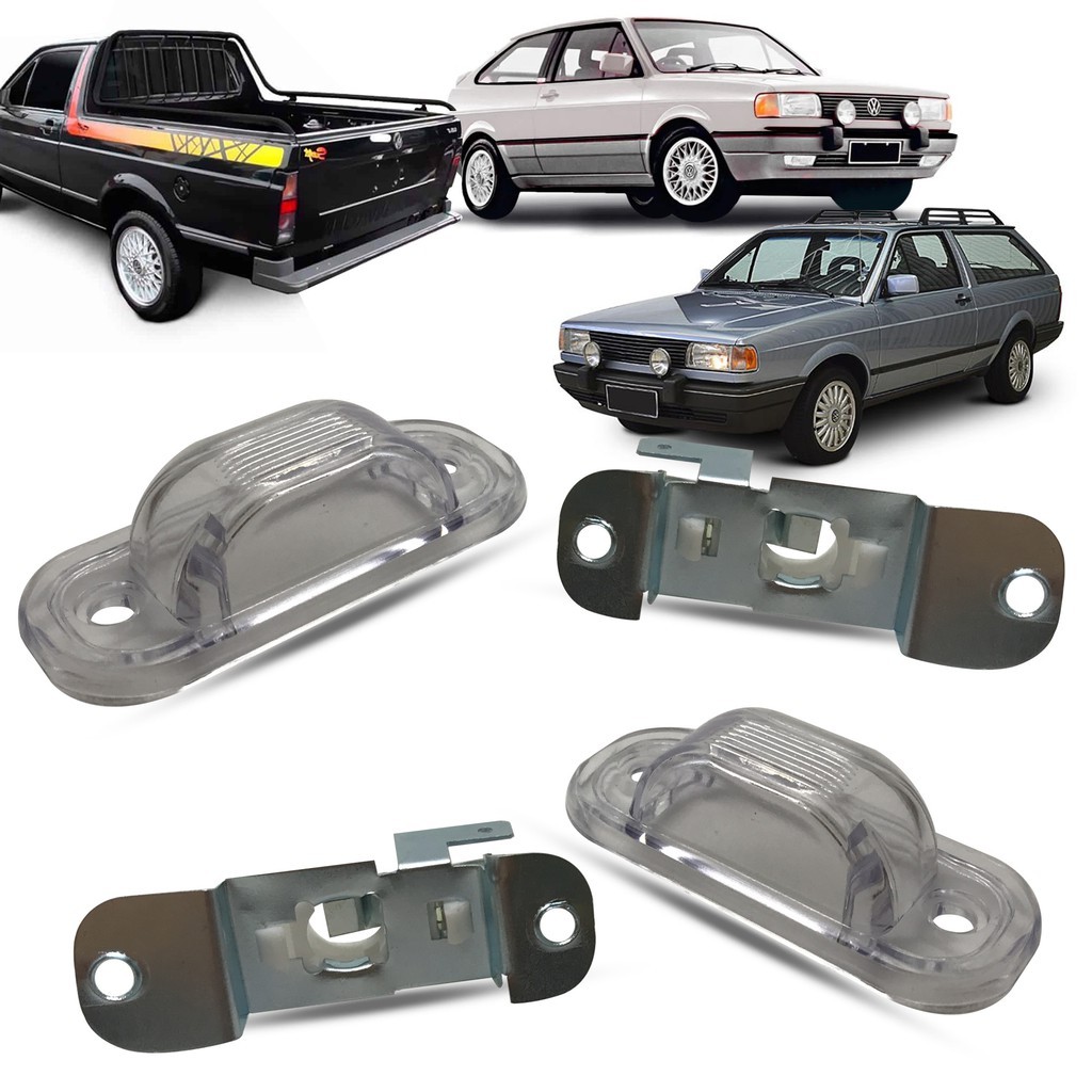 Par De Lanterna Luz De Placa Gol Parati Quadrada Saveiro em Oferta na Shopee