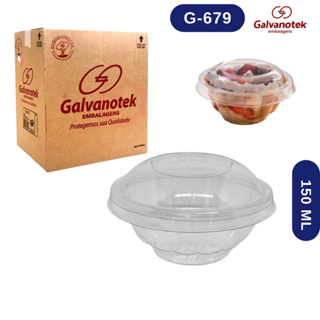Pote Sobremesa 150 ML G679 Galvanotek Bolo de Pote Cristal Premium Embalagem  Multiuso Colherzinha Opcional em Oferta na Shopee