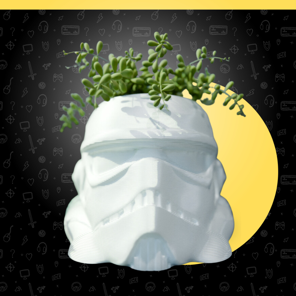Vaso Stormtrooper Star Wars Decoração Presente