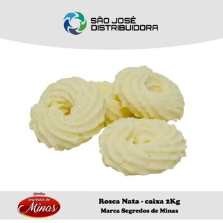 Bolacha Biscoito Rosca Nata Caixa 2Kg Petit Four