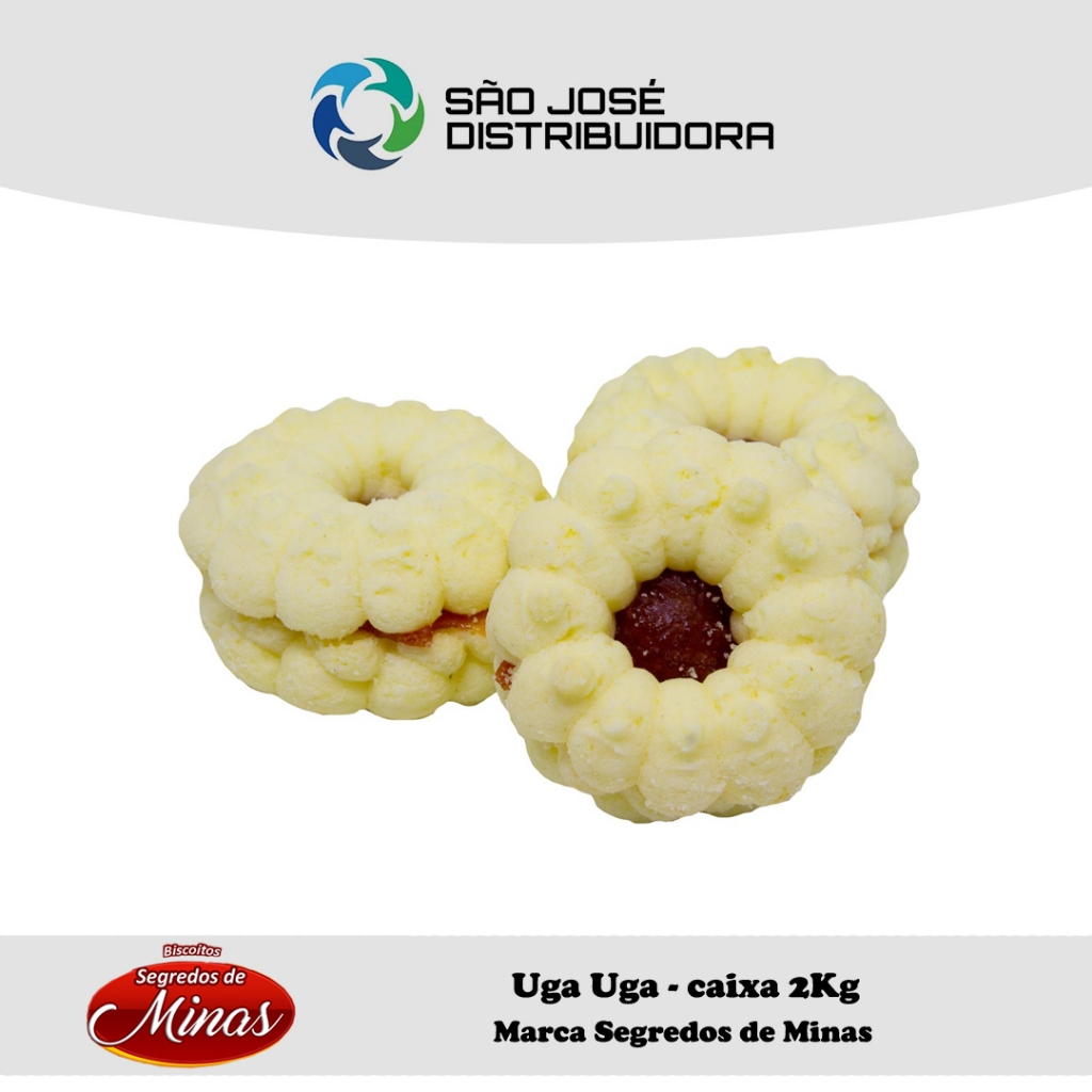 Bolacha Biscoito Uga Uga Caixa 2Kg Petit Four