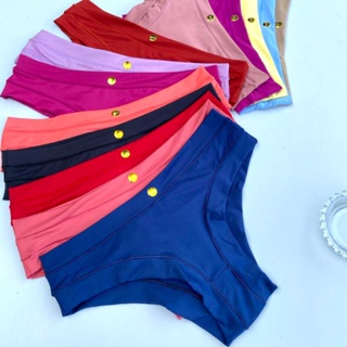 kit de 8 Calcinhas Adulta Sem Elástico de poliamida Com Forro de Algodão em Oferta na Shopee